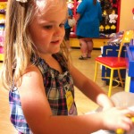 Brushing "Hallie the Horse"
