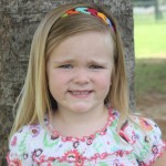 her new "smile" Silly girl