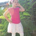 apparently its difficult to talk on the phone and model a skirt simultaneously